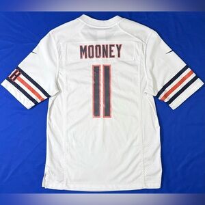 Nike Darnell Mooney Chicago Bears #11 Road White Game Jersey Men’s Small